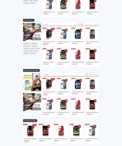 Theme wordpress gym shop