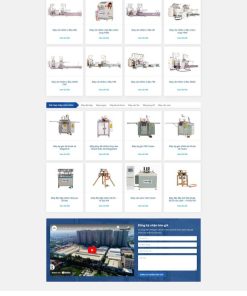 Theme wordpress công ty máy cắt cơ khí đẹp chuẩn seo