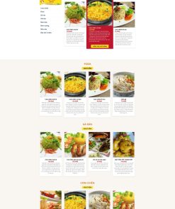 Theme wordpress nhà hàng ẩm thực