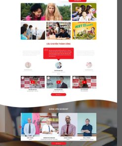 Theme WordPress trung tâm anh ngữ