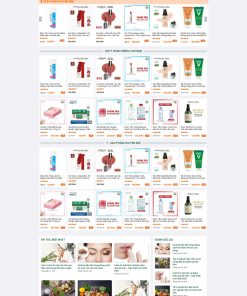 Theme wordpress bách hóa ,mỹ phẩm 3