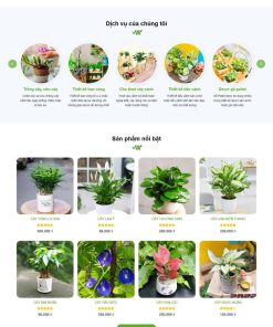 Theme wordpress cây xanh 3