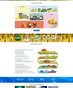 Theme wordpress nông sản - Nông trại chuối