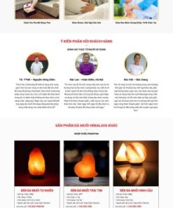 Theme wordpress bán đá muối