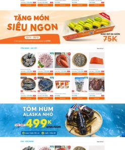 Theme wordpress đảo hải sản