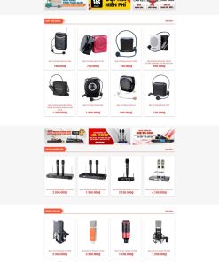 Theme wordpress bàn thiết bị âm thanh