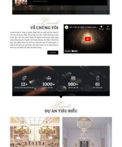Theme wordpress shop bán đèn chùm