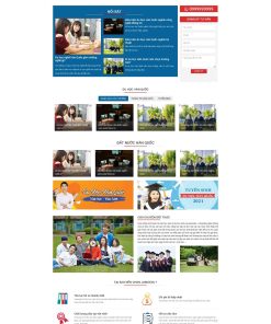 Theme wordpress du học hàn quốc 1