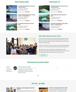 Theme wordpress du lịch 1