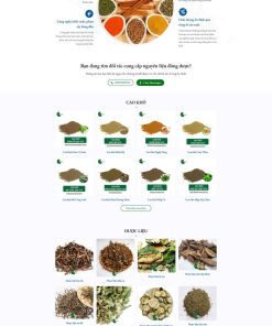 Theme wordpress công ty dược liệu dược phẩm