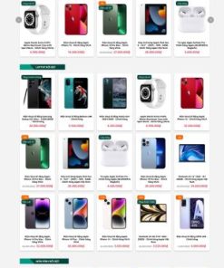 Theme wordpress shop điện thoại hoàng hà mobile 2