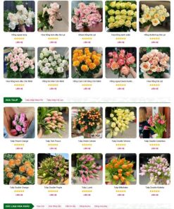 Theme wordpress shop hoa tươi đẹp