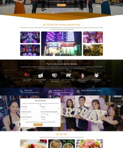Theme wordprerss giới thiệu phòng trà karaoke