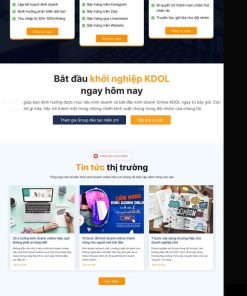 Theme Wordpress khóa học kdol