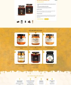 Theme wordpress bán mật ong 1