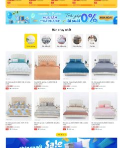 Theme wordpress bán nệm
