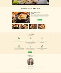 Theme wordpress nhà hàng đẹp