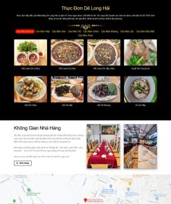 Theme wordpress nhà hàng dê