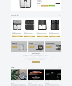 Theme WordPress Nồi Chiên Không Dầu: Giá Rẻ, Đẹp và Chuẩn SEO