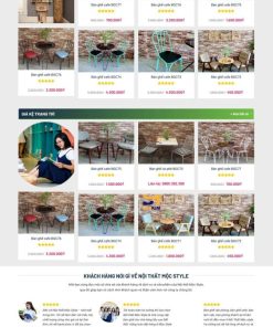 Theme wordpress nội thất bàn ghế