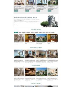 Theme wordpress nội thất trẻ