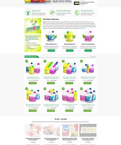 Theme wordpress shop bán nước giặt