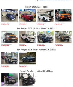 Theme wordpress bán xe peugeot