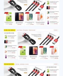 Theme wordpress bán phụ kiện điện thoại