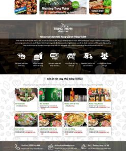 Theme wordpress quán nhậu,nhà hàng ẩm thực