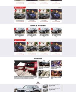 Theme wordpress review các hảng ô tô