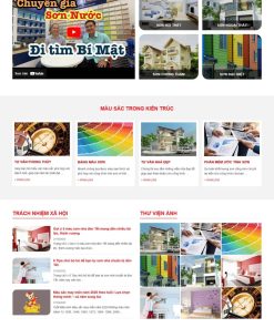 Theme wordpress sơn nước 2