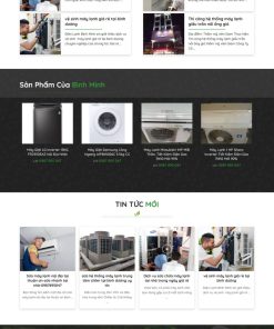 Theme wordpress dịch vụ sửa điện lạnh