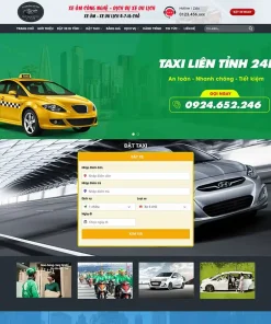 Theme WordPress Taxi 4 có tính phí tự động chuẩn đẹp