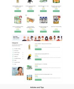 Theme WordPress nhà thuốc giao diện đẹp , chuẩn seo