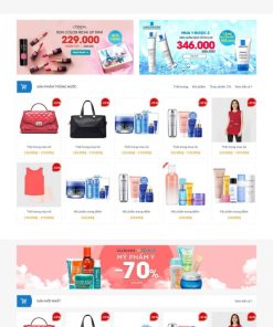 Theme wordpress bán thời trang mỹ phẩm 11