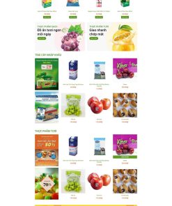Theme wordpress thực phẩm trái cây sạch