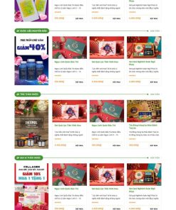 Theme wordpress thực phẩm 25 bán quà tặng