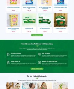 Theme wordpress thực phẩm chức năng 1