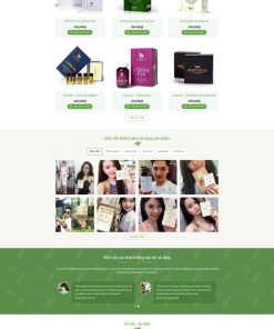 Theme wordpress bán hàng thực phẩm chức năng 5