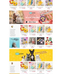 Theme wordpress bán đồ thú cưng 1