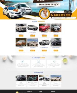 Theme WordPress Cho Thuê Xe 01 giá rẻ chuẩn seo