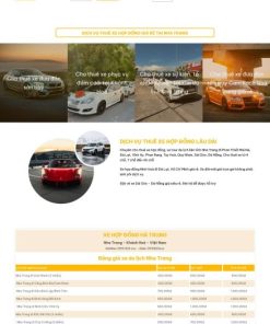 Theme WordPress cho thuê xe 6