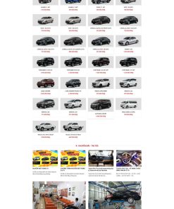 Theme wordpress bán ô tô toyota 2