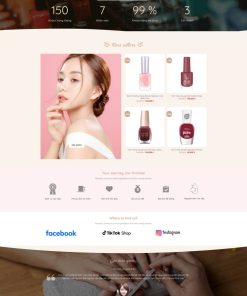 Theme wordpress dạy trang điểm mackup cô dâu