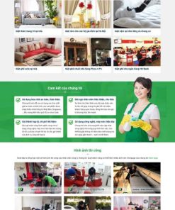 Theme wordpress dịch vụ vệ sinh 4