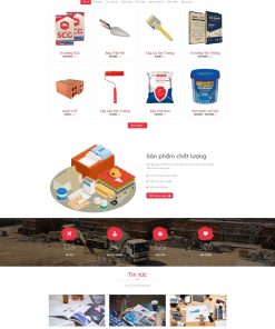 Theme wordpress cửa hàng vật liệu xây dựng