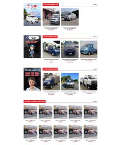 Theme wordpress bán xe ben