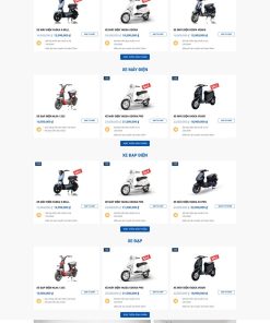Theme wordpress bán xe điện 1