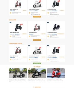 Theme wordpress bán xe điện 2