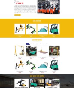 Theme wordpress bán xe nâng 1